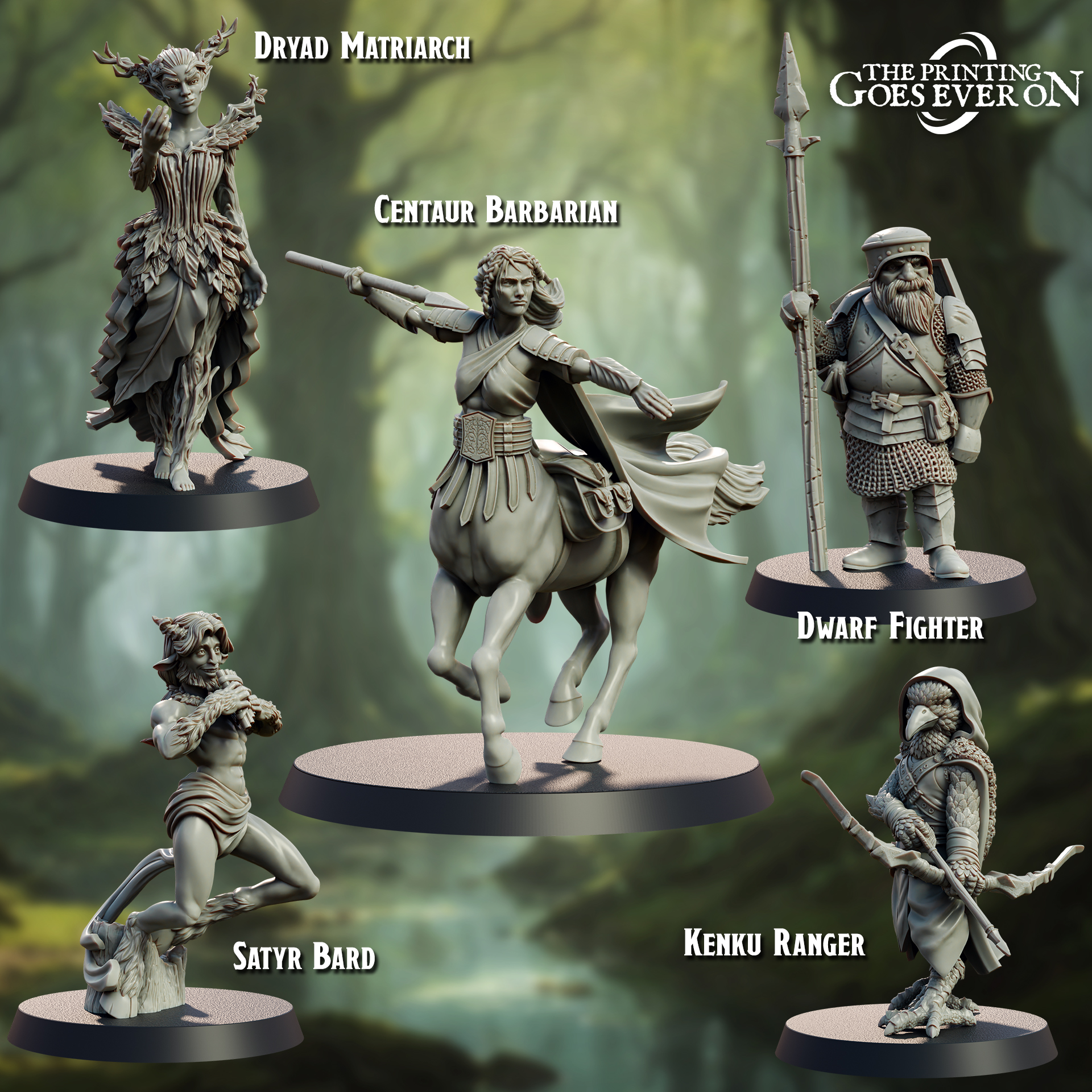 Character Bundle - Heart of the Forest - Presupported